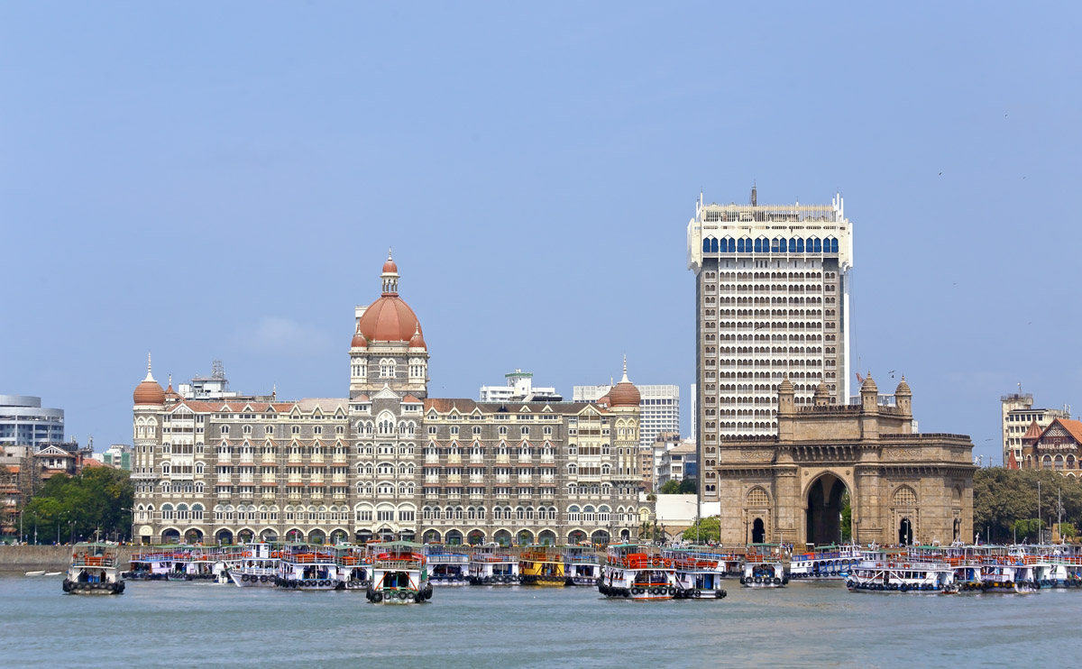 Colaba Taj Mahal Palace Hotel Und Gateway Of India Mumbai Indien Colaba Taj Mahal Palace Hotel Und Gateway Of India Mumbai Indien