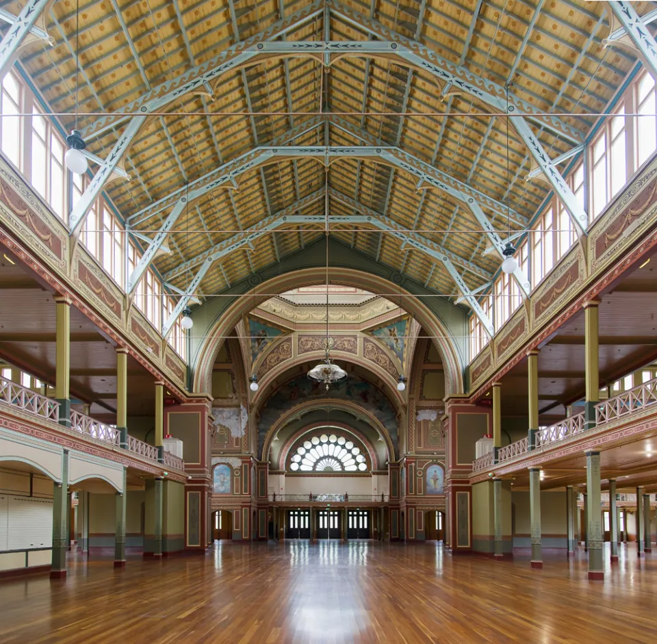 Königliches Ausstellungsgebäude, Innenansicht des nördlichen Flügels