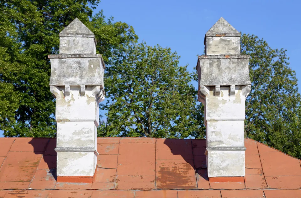 Schloss Esterhazy, Gärtnerhaus, Schornsteine