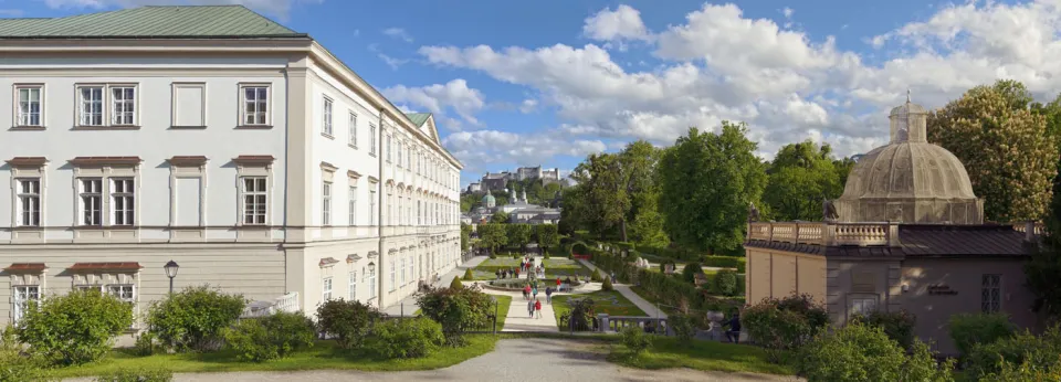 Schloss Mirabell, Mirabellgarten, Nordansicht