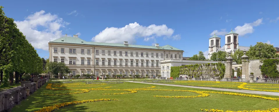 Schloss Mirabell, Mirabellgarten, Südansicht