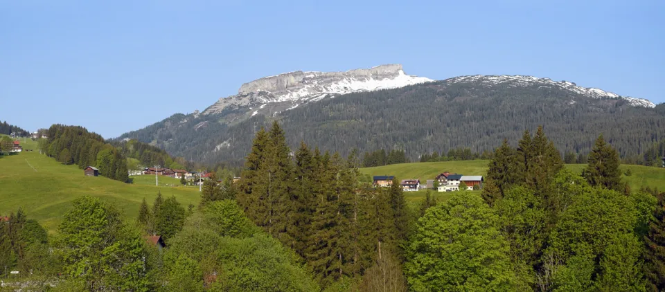 Hoher Ifen aus dem Kleinwalsertal