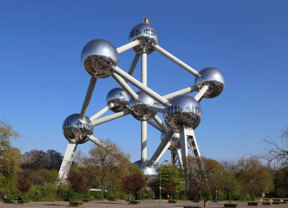 Atomium, Westansicht