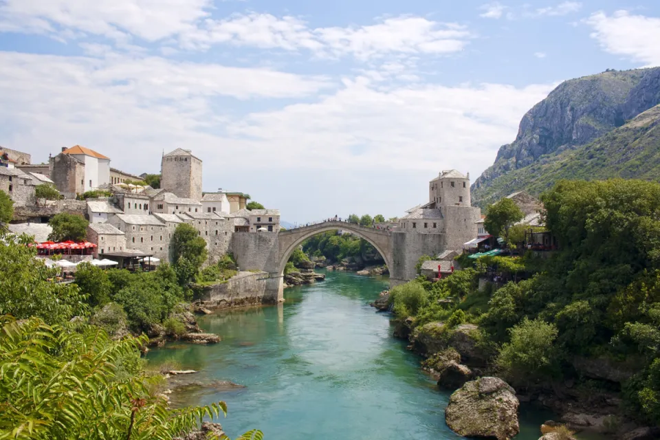 Alte Brücke von Mostar, Nordansicht