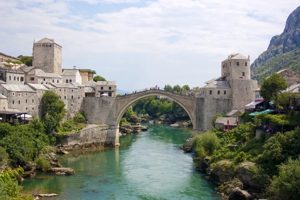 Alte Brücke von Mostar, Nordansicht