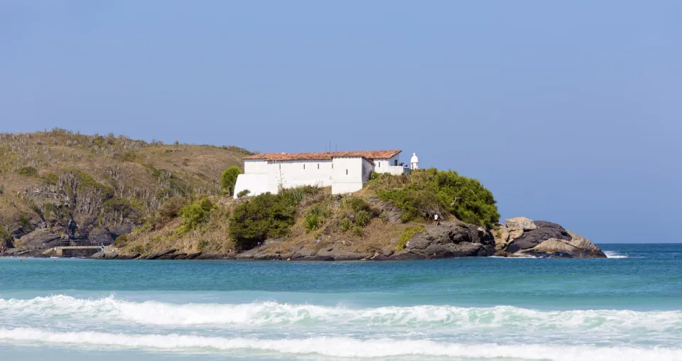 Festung Sankt Matthäus, Sicht vom Strand Praia do Forte