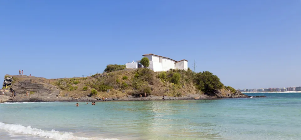 Festung Sankt Matthäus, Sicht vom Strand Praia do Forte (Nordostansicht)