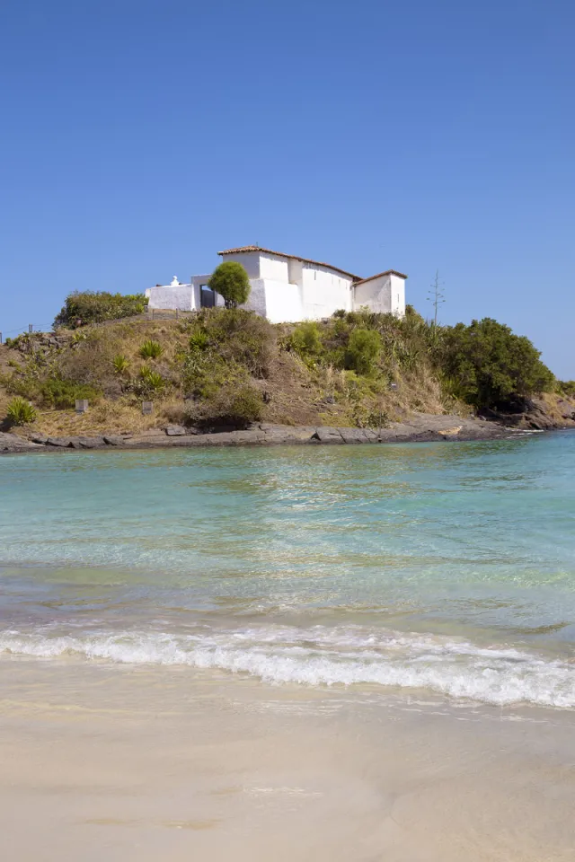 Festung Sankt Matthäus, Sicht vom Strand Praia do Forte (Nordostansicht)