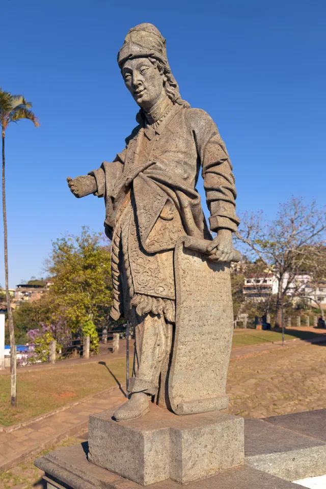 Sanktuarium Bom Jesus de Matosinhos, Statue des Propheten Amos