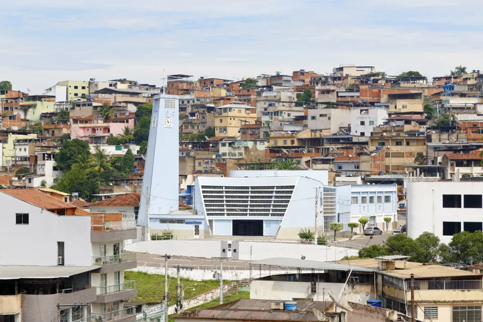 Stadtteil Porto mit der Kirche Unsere Liebe Frau von Aparecida