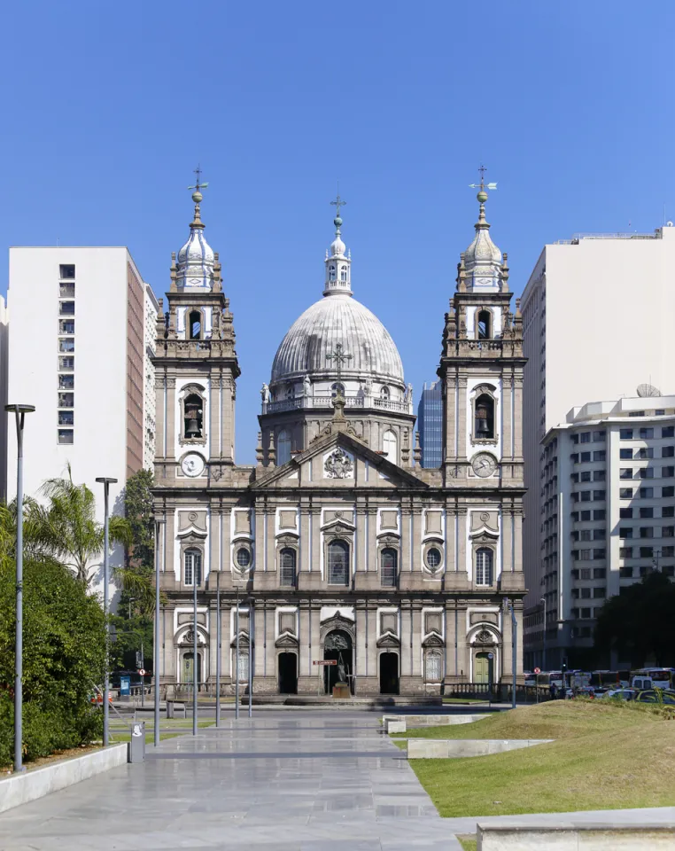 Candelaria-Kirche, Hauptfassade (Ostansicht)