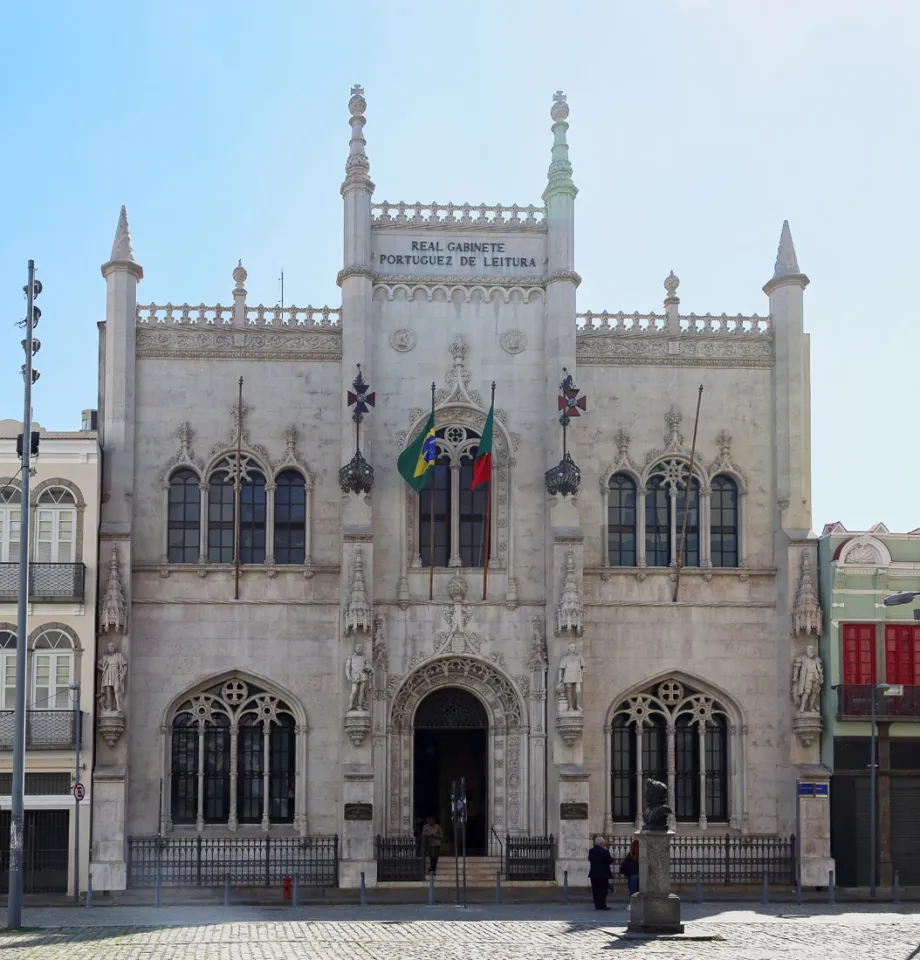 Königlich-portugiesisches Lesekabinett, Fassade