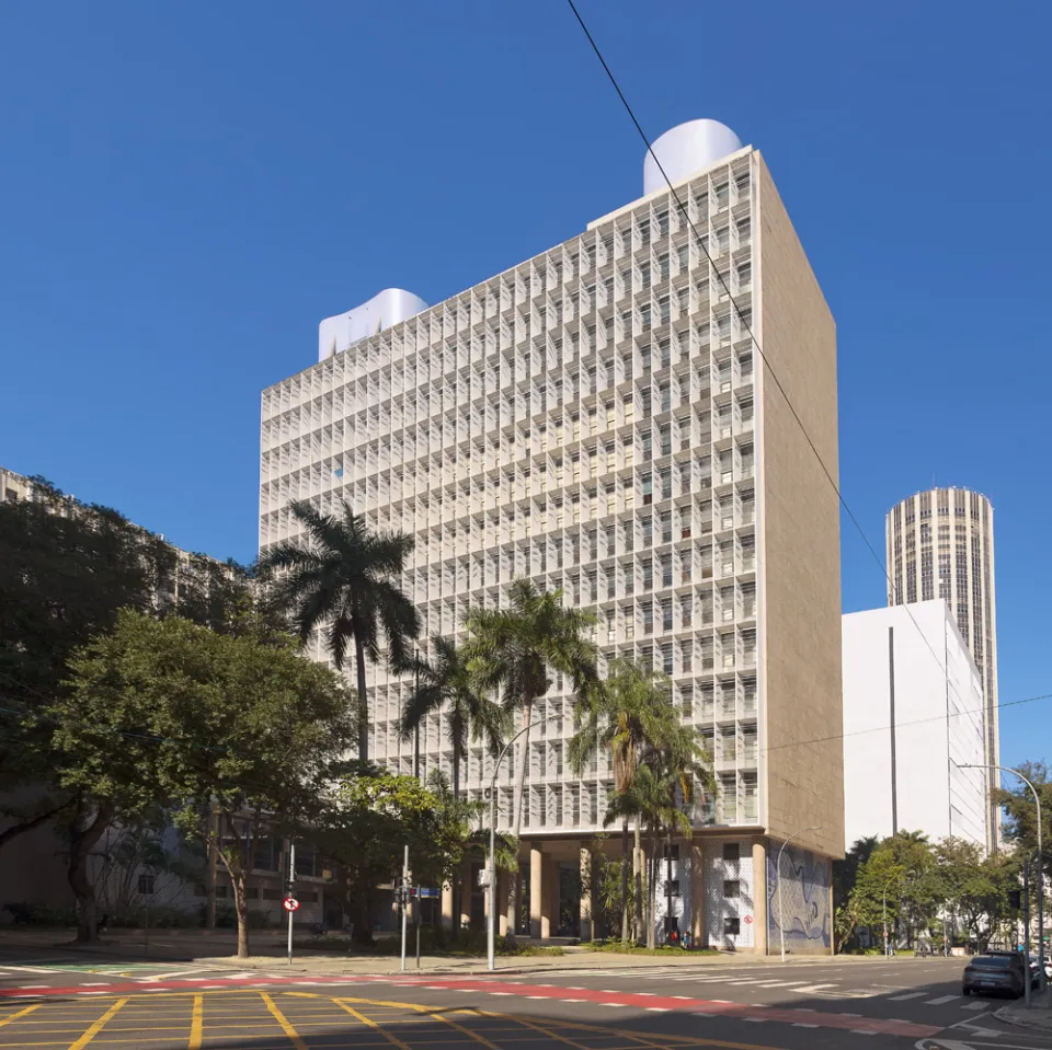 Gustavo-Capanema-Palast, Nord­west­ansicht