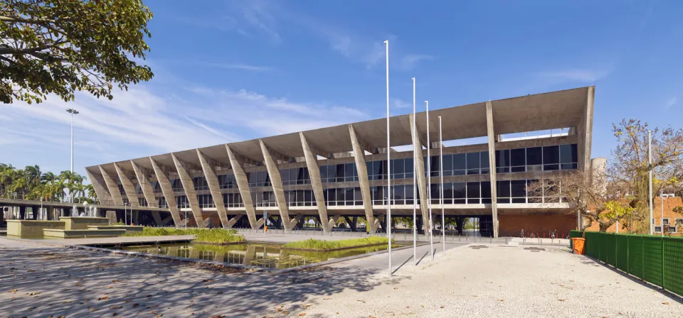 Museum für Moderne Kunst in Rio de Janeiro, Nordwestansicht