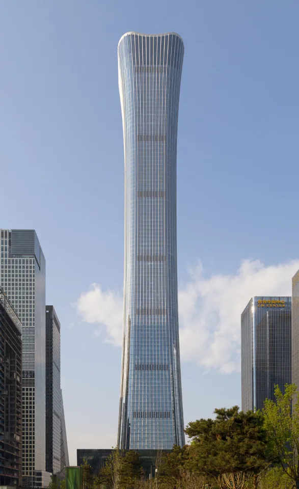 China Zun (CITIC-Turm), Südansicht