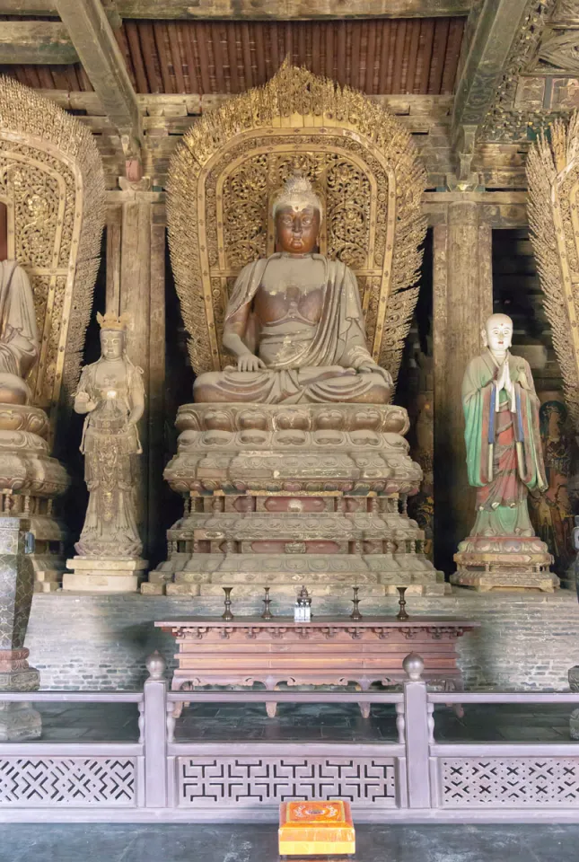 Shanhua-Tempel, Kostbare Halle des großen Helden, Bodhisattva-Statue