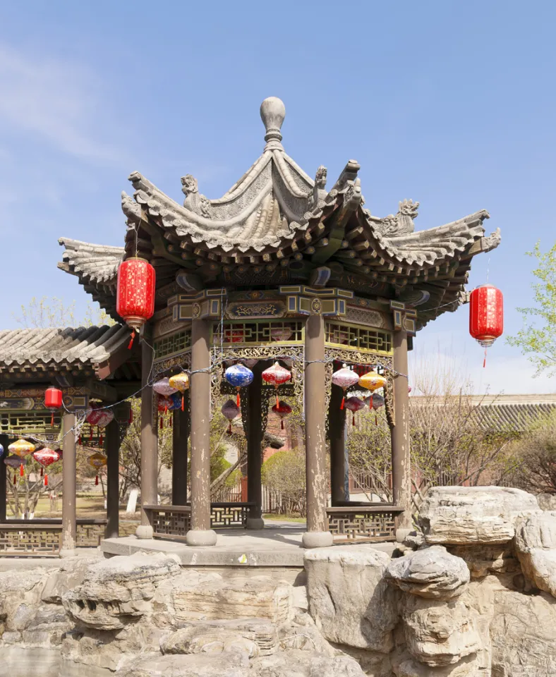 Shanhua-Tempel, Westgarten, Laifeng-Pavillon
