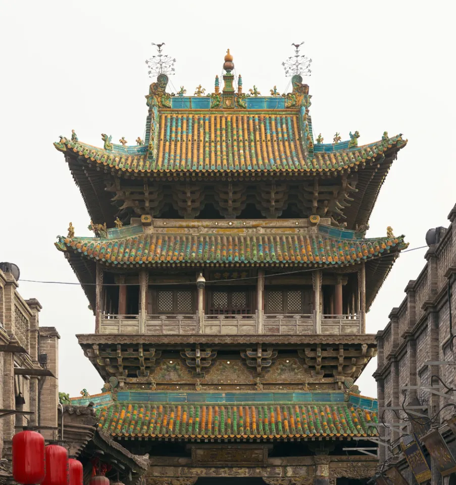 Stadtturm von Pingyao, Detailansicht (Nordansicht) Stadtturm von Pingyao, Detailansicht (Nordansicht)