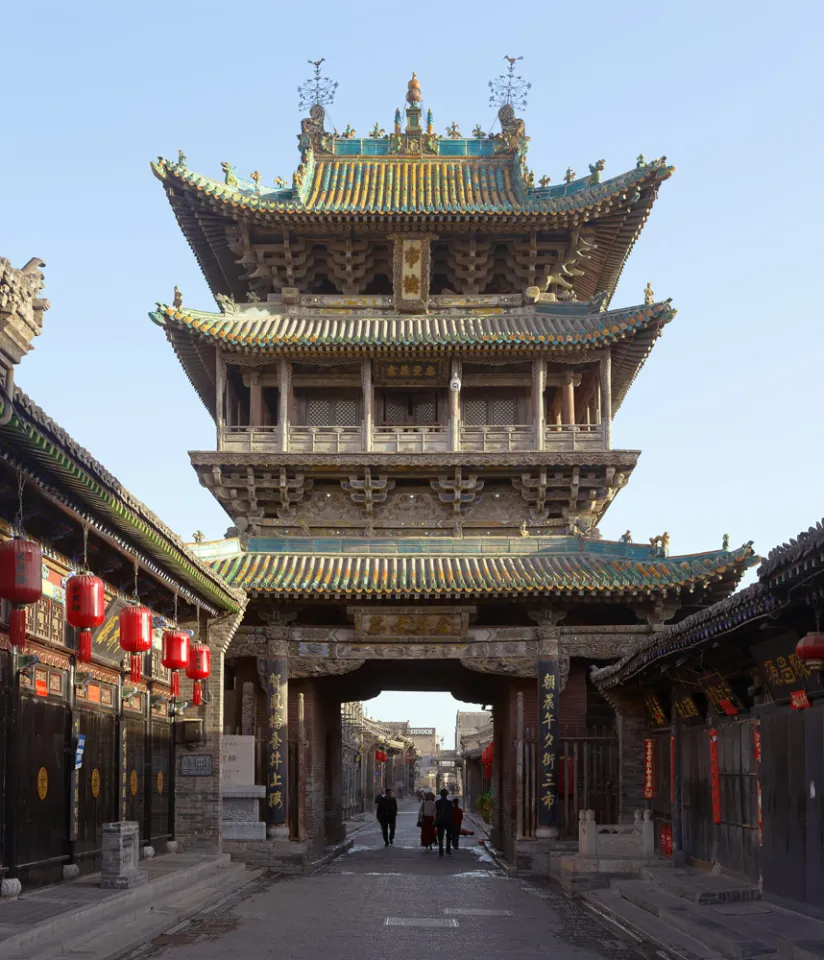 Stadtturm von Pingyao, Südansicht Stadtturm von Pingyao, Südansicht