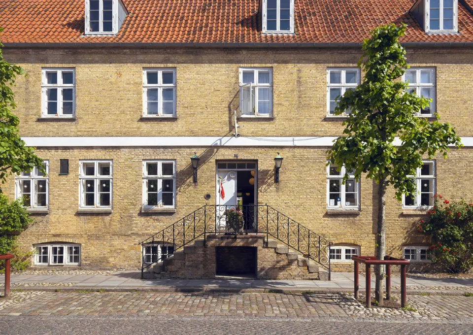 Haus Lindegade Nr. 25, Detail der Fassade (Südansicht)