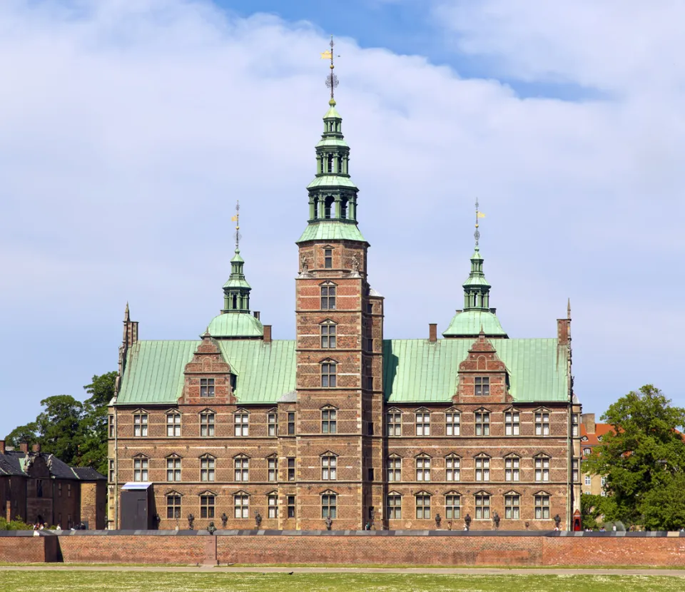 Schloss Rosenborg, Südwestansicht