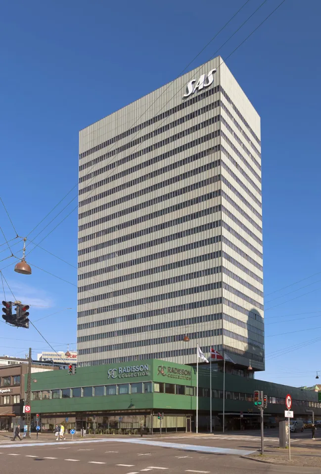 SAS Royal Hotel, Südostansicht