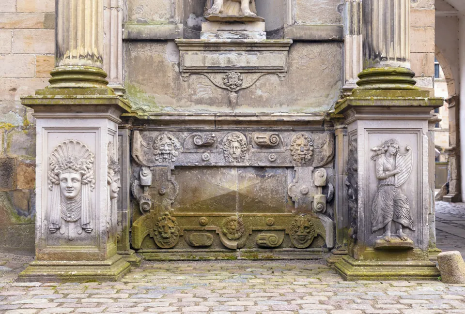 Schloss Kronborg, Detail des Hauptportals