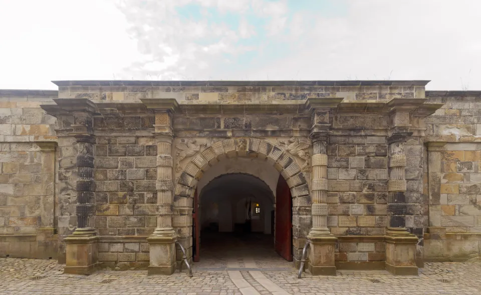 Schloss Kronborg, inneres Tor der Bastion