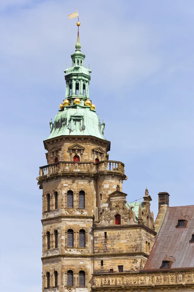 Schloss Kronborg, Königsturm, Westansicht