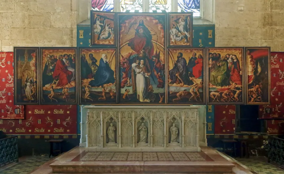 Beauner Hospizien, Kapelle, Flügelaltar „Das Jüngste Gericht“