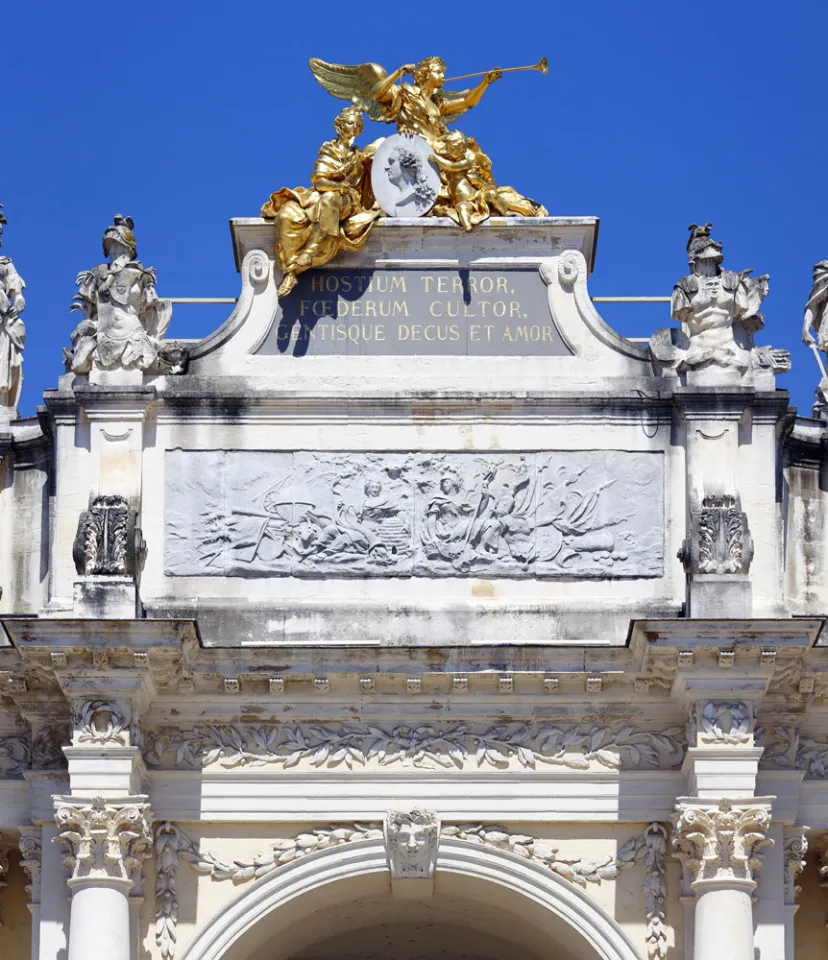 Place Stanislas, Here-Triumphbogen (Arc Héré), Detailansicht