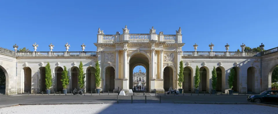 Place Stanislas, Here-Triumphbogen (Arc Héré), Nordansicht