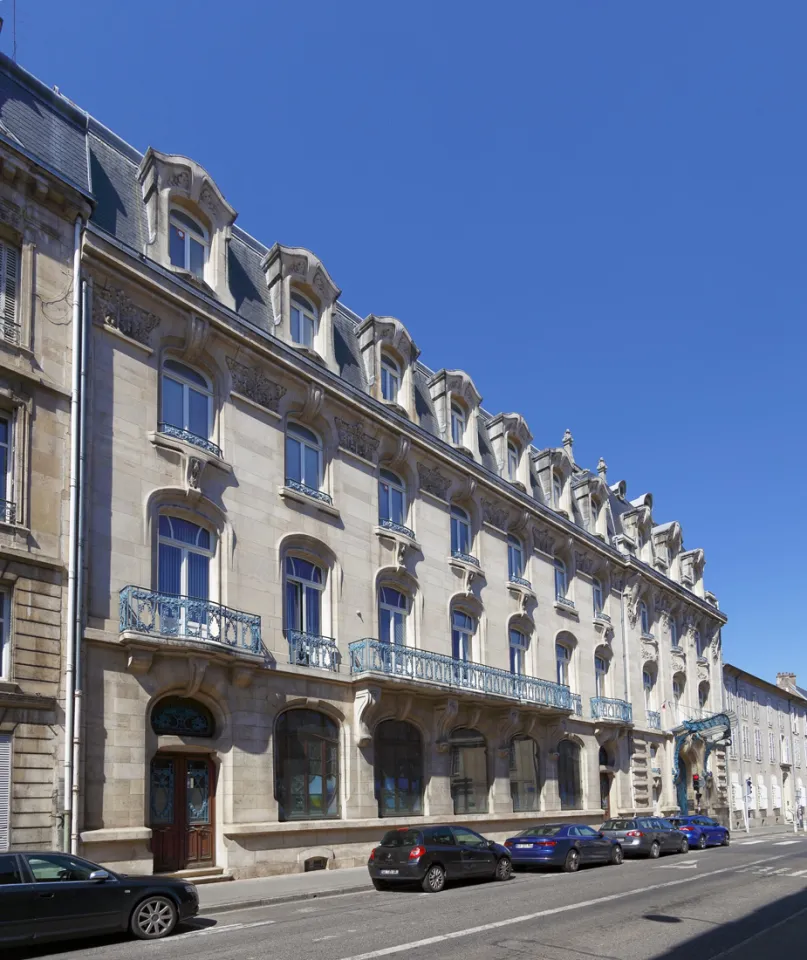 Sitz der Industrie- und Handelskammer von Meurthe-et-Moselle, Fassade der Henri-Poincaré-Straße