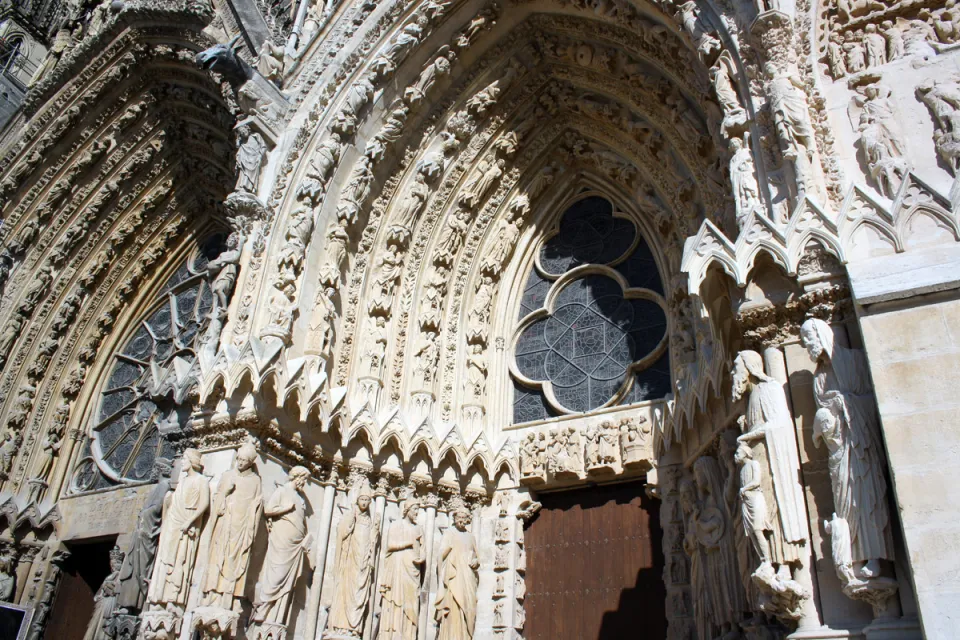 Kathedrale von Reims, Archivolten der Hauptportale