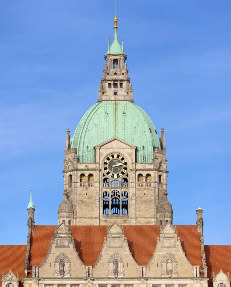 Neues Rathaus von Hannover, Kuppel (Südansicht)