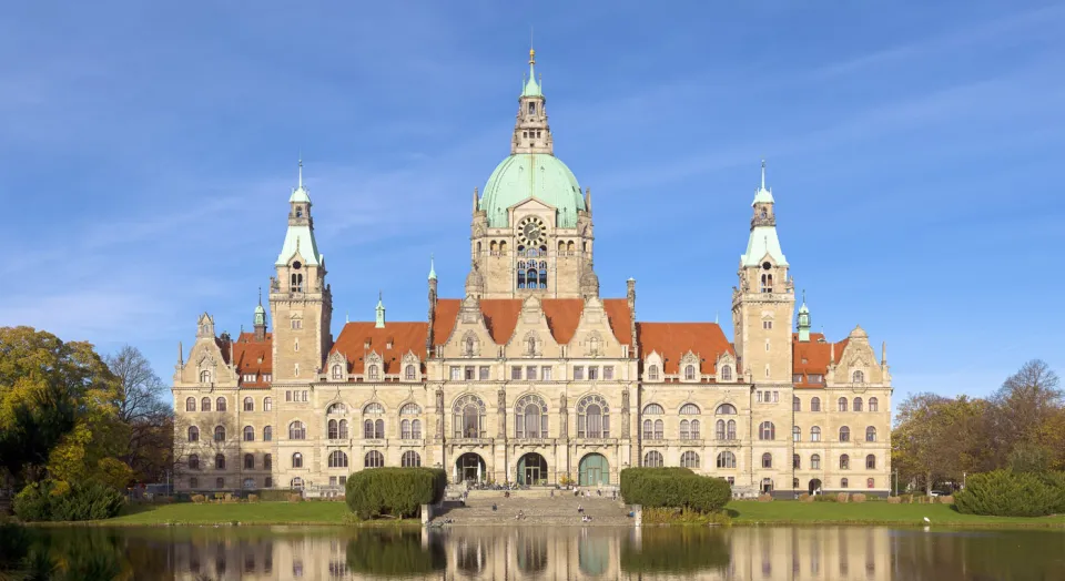 Neues Rathaus von Hannover, Südansicht