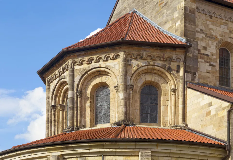 Michaeliskirche, oberer Teil des Westchors