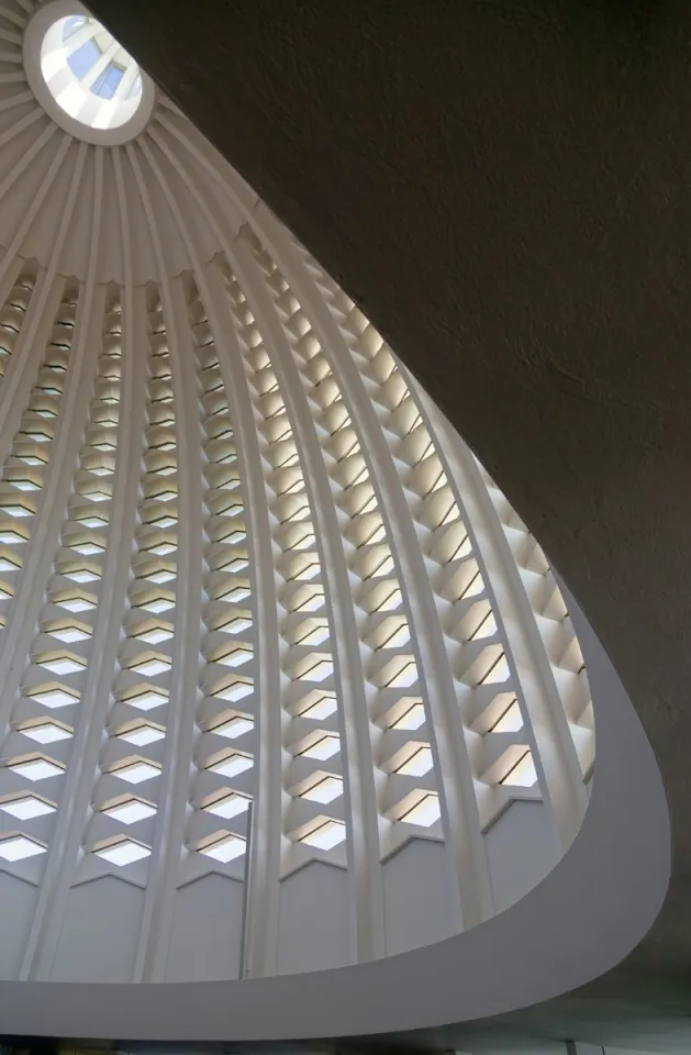 Haus der Andacht von Europa, Detail des Innenraums Haus der Andacht von Europa, Detail des Innenraums