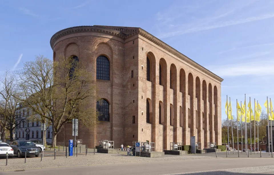 Konstantinbasilika, Nordwestansicht