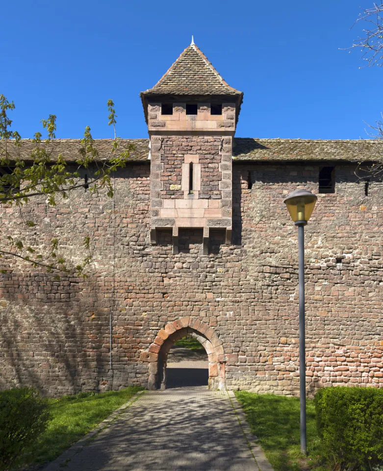 Stadtbefestigung Worms, Fischerpforte (Ostansicht)