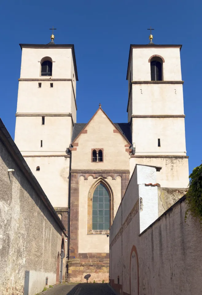 Andreasstift, Andreaskirche, Chortürme (Südostansicht)