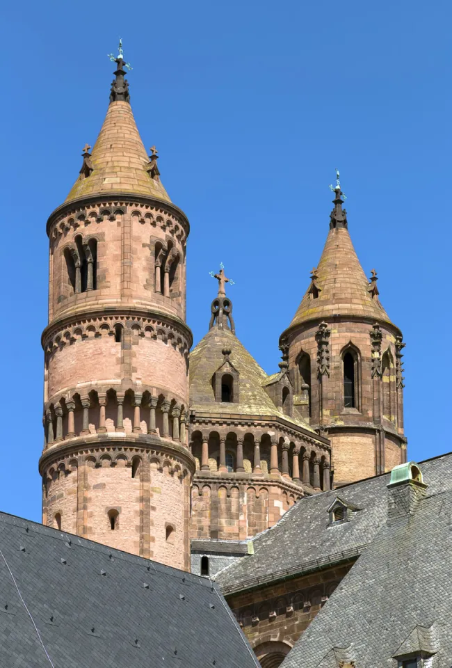 Wormser Dom, Westtürme Wormser Dom, Westtürme
