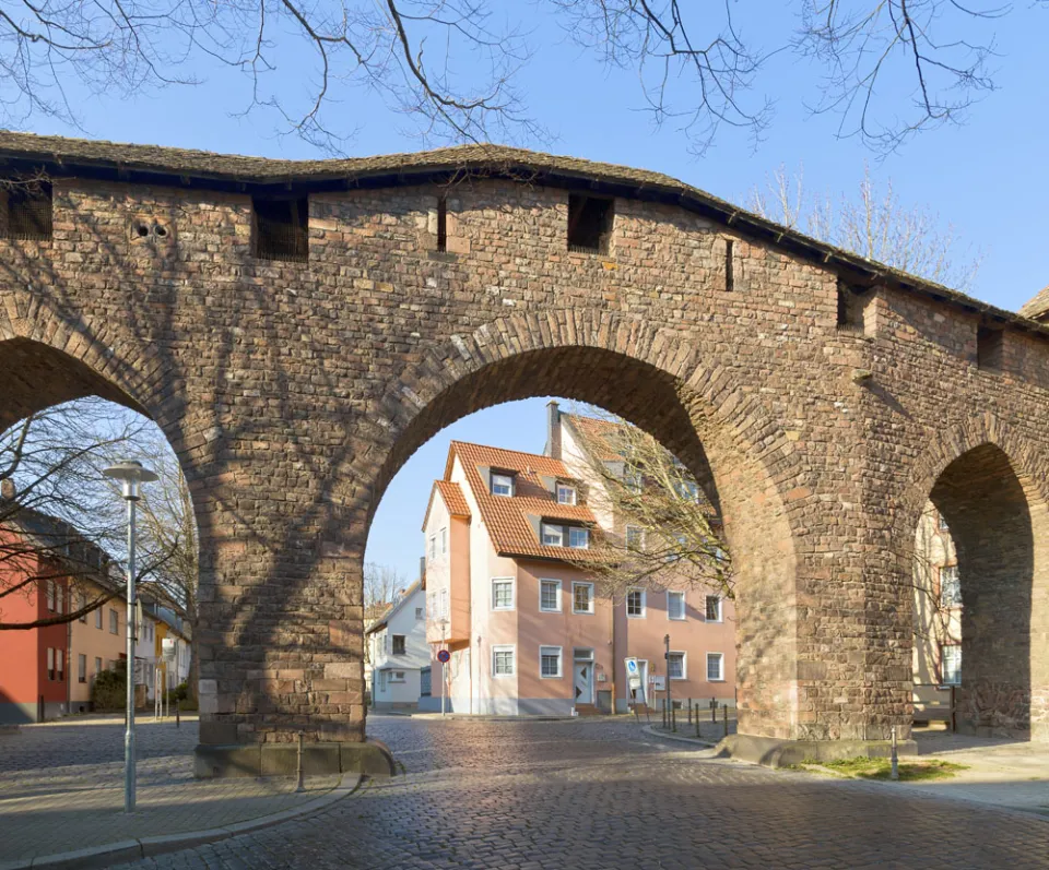 Stadtbefestigung Worms, Raschitor (Nordostansicht) Stadtbefestigung Worms, Raschitor (Nordostansicht)