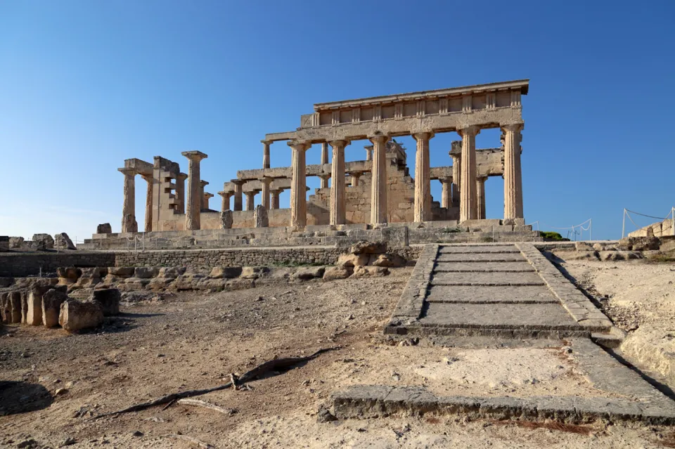 Aphaia-Tempel, Südansicht