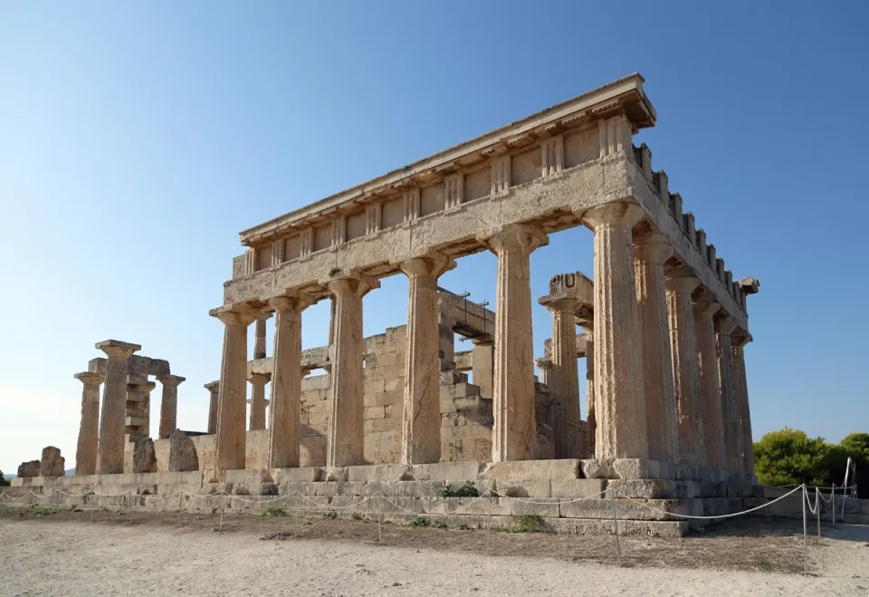 Aphaia-Tempel, Südostansicht