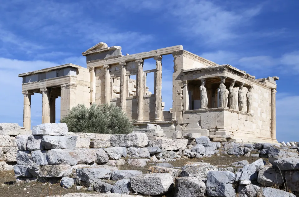 Akropolis, Erechtheion, Südwestansicht