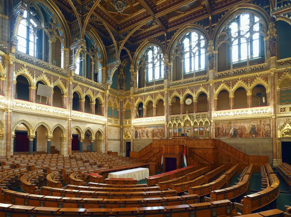 Ungarisches Parlamentsgebäude, Plenarsaal des Oberhauses
