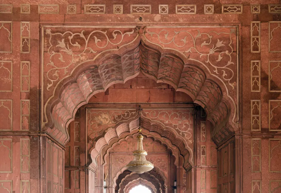 Jama Masjid von Delhi, Gebetshalle, Torbögen