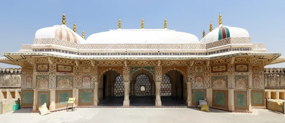 Fort von Amber, Ganesha-Tor, Suhag Mandir, Panorama