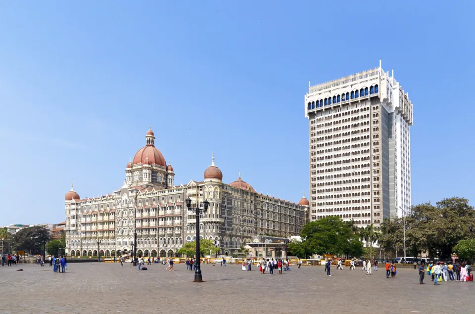 Taj Mahal Palace Hotel, mit dem Taj-Mahal-Turm (Nordostansicht)